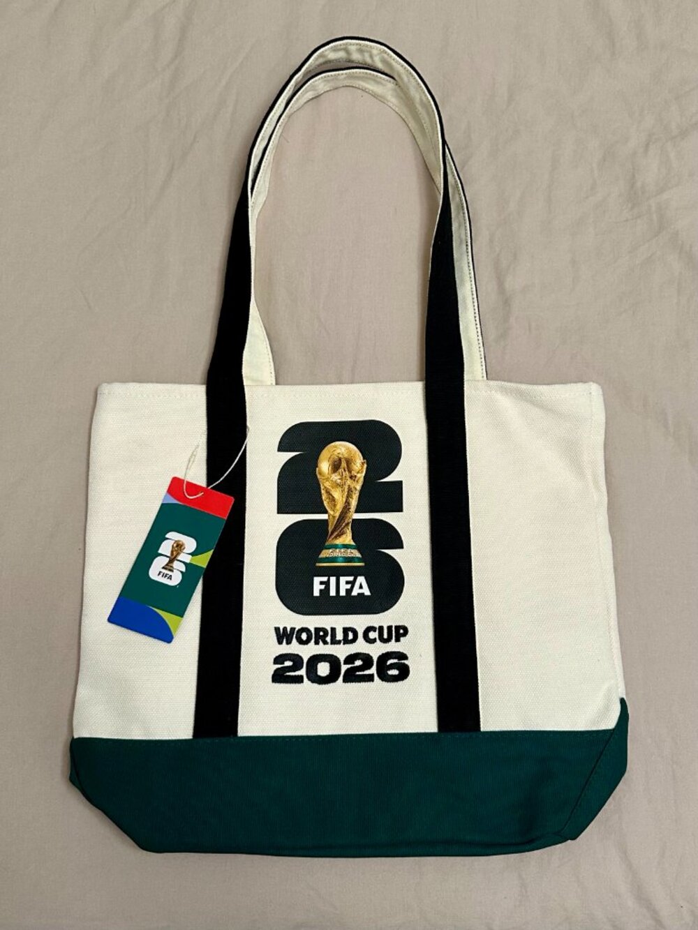 FIFA World Cup 2026 Official Canvas Boat Tote NWT